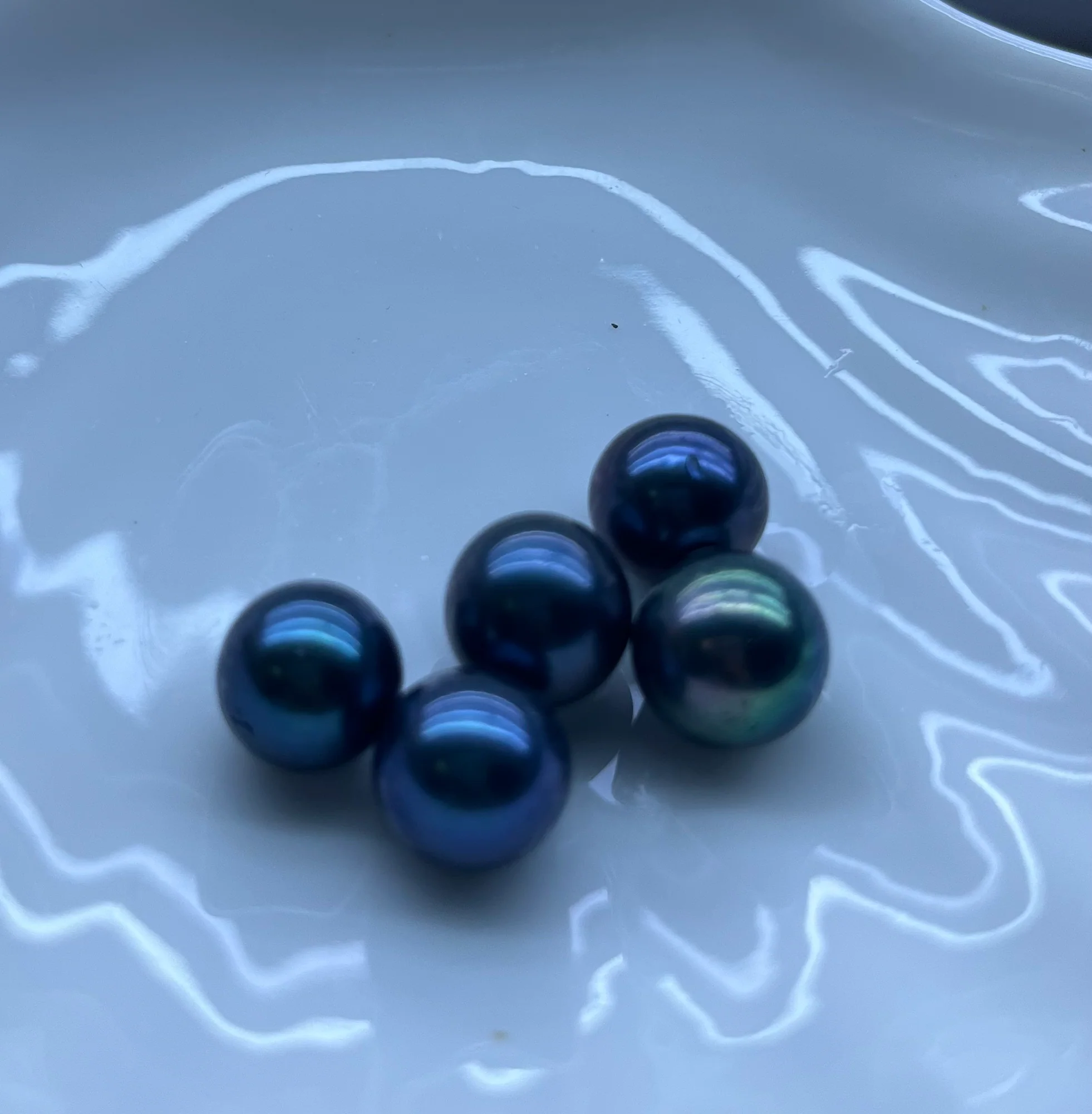 A26.【Live】Loose Green Forest elf pearls (6-7mm)(No live shell opening ) - Image 2