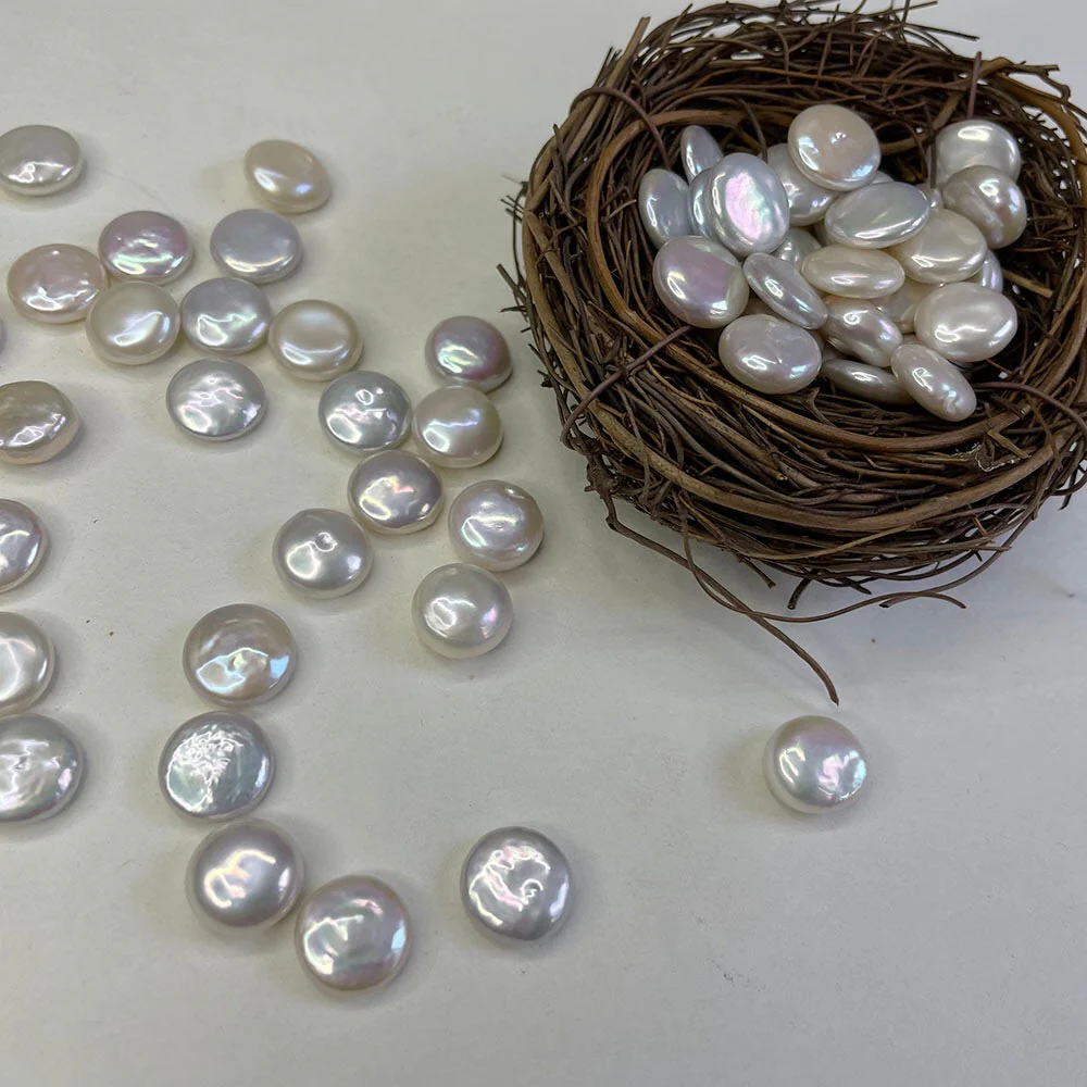 A46.ćLiveć Button Pearls Oyster(colourful or white) - Image 2