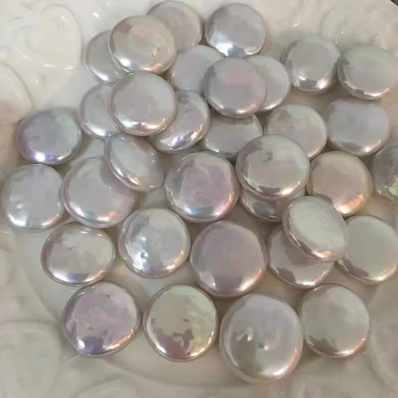 A46.ćLiveć Button Pearls Oyster(colourful or white) - Image 3