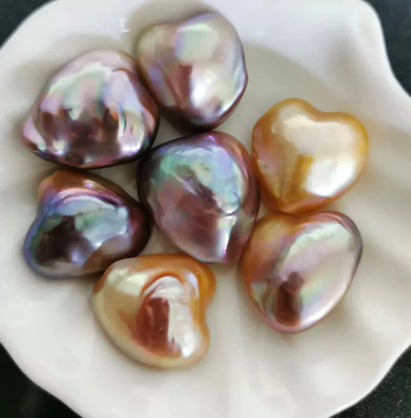 A29.ćLivećheart shape FRESH WATER Pearls Oyster New Arrivalš„š„š„ - Image 4